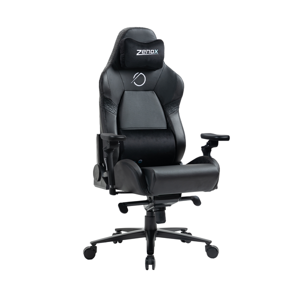 Zenox Jupiter Mk-2 Gaming Chair (Leather/Carbon) (5D Armrests) (Late Aug Delivery)