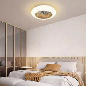 Amigo Wood Flat Fan ceiling 25+60W R80 - Ceiling Light - Philips - Zenox