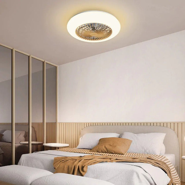 Amigo Wood Flat Fan ceiling 25+60W R80 - Ceiling Light - Philips - Zenox