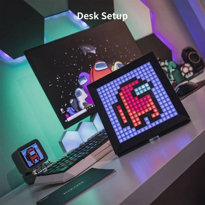 Divoom Pixoo 16x16 Pixel Art LED Display Gaming Room Decor - LED Display - Divoom - Zenox