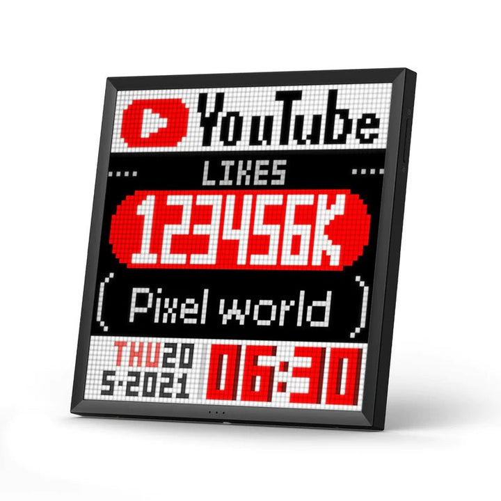 Divoom Pixoo64 64x64 Pixel Art LED Display Social Media Counter - LED Display - Divoom - Zenox