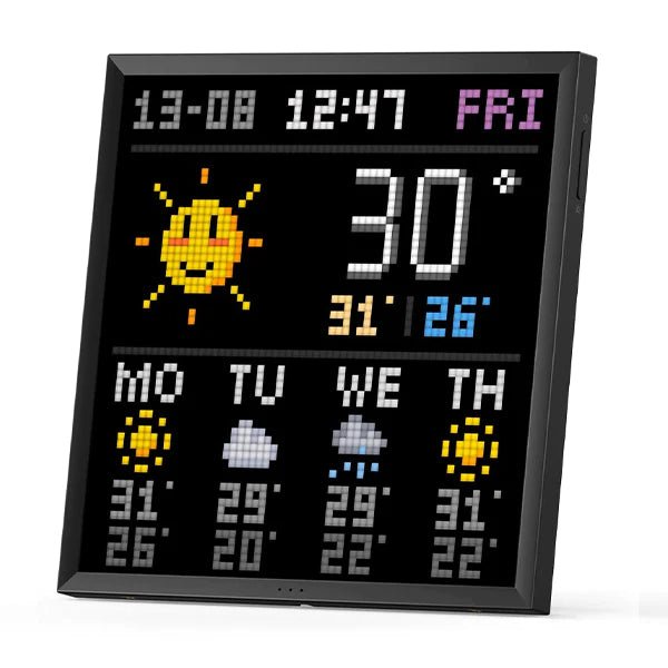 Divoom Pixoo64 64x64 Pixel Art LED Display Social Media Counter - LED Display - Divoom - Zenox
