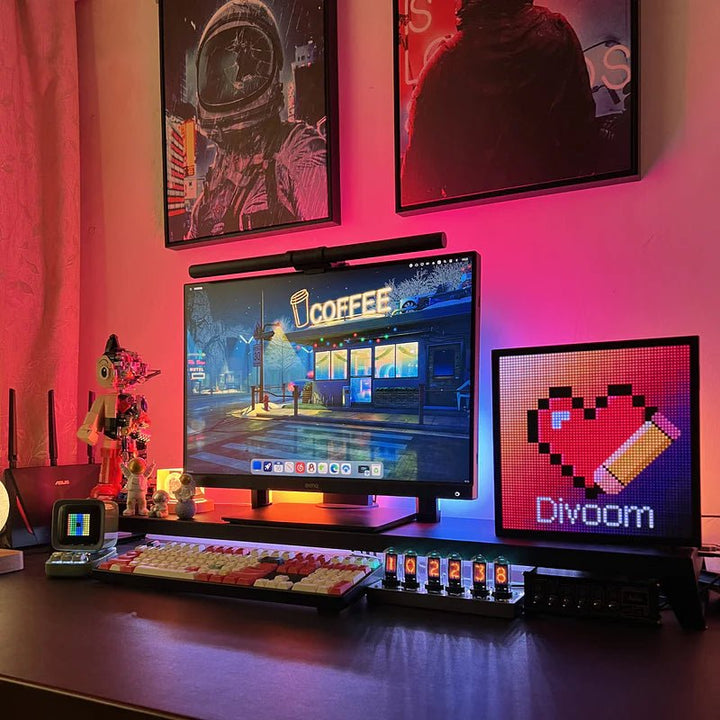 Divoom Pixoo64 64x64 Pixel Art LED Display Social Media Counter - LED Display - Divoom - Zenox
