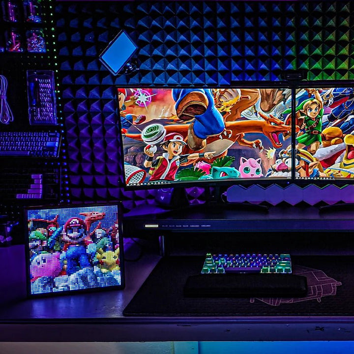 Divoom Pixoo64 64x64 Pixel Art LED Display Social Media Counter - LED Display - Divoom - Zenox