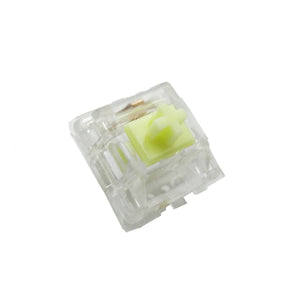 Durock Creamy Yellow Clear (Linear) 55g Mechanical Switch (35pcs) - Mechanical Switch - Durock - Zenox