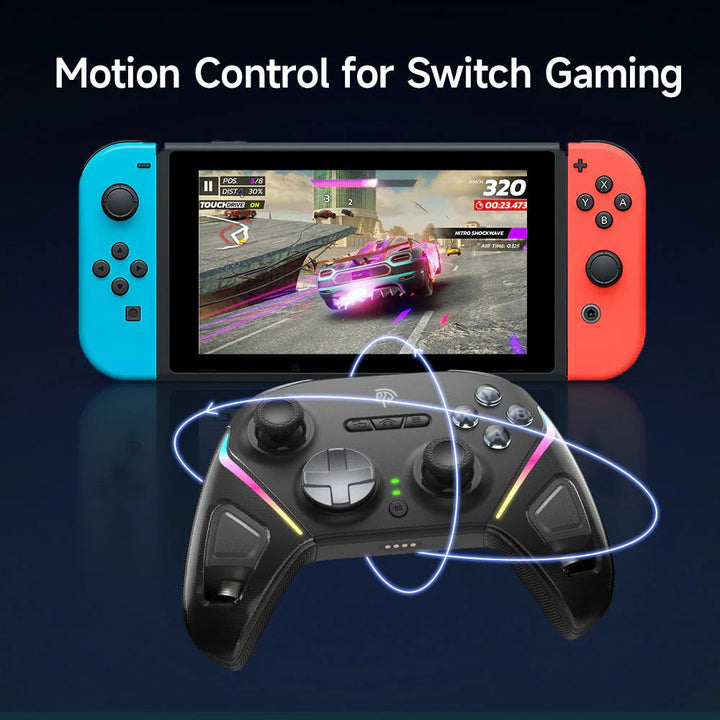 EasySMX - D10 PC Multimode Gamepad with Charging Base (Black) - Gaming Controller - EasySMX - Zenox