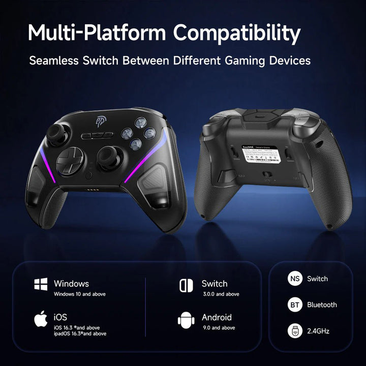 EasySMX - D10 PC Multimode Gamepad with Charging Base (Black) - Gaming Controller - EasySMX - Zenox