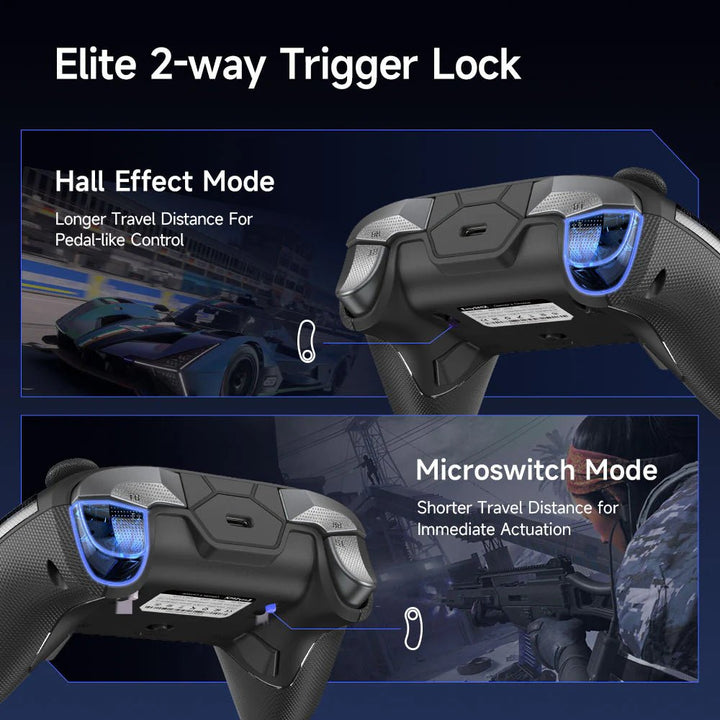 EasySMX - D10 PC Multimode Gamepad with Charging Base (Black) - Gaming Controller - EasySMX - Zenox