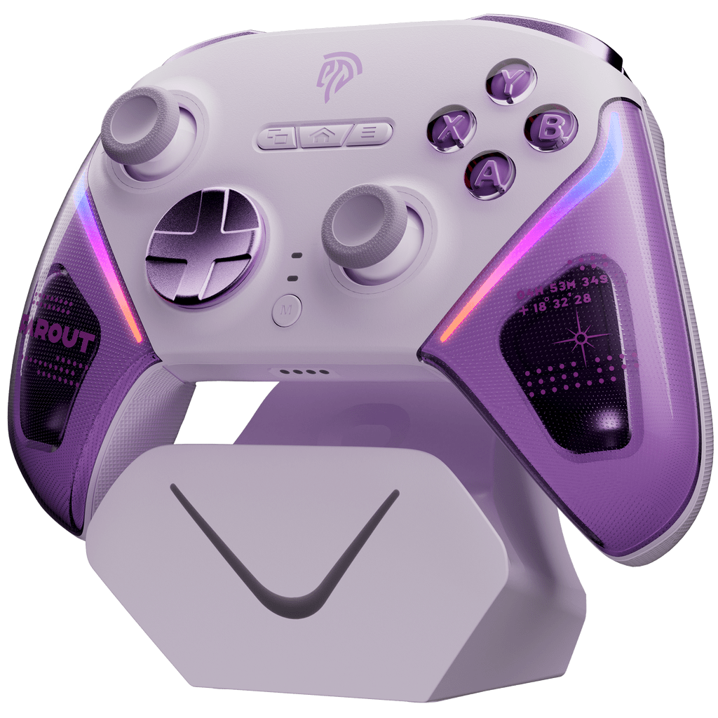 EasySMX - D10 PC Multimode Gamepad with Charging Base (Purple) - Gaming Controller - EasySMX - Zenox