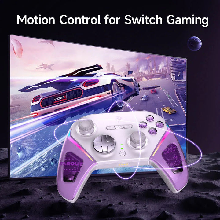 EasySMX - D10 PC Multimode Gamepad with Charging Base (Purple) - Gaming Controller - EasySMX - Zenox