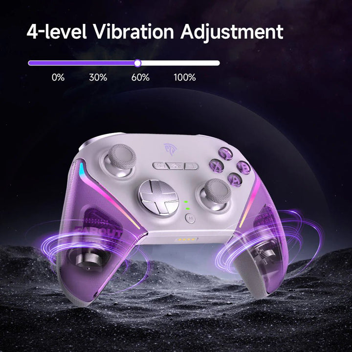 EasySMX - D10 PC Multimode Gamepad with Charging Base (Purple) - Gaming Controller - EasySMX - Zenox