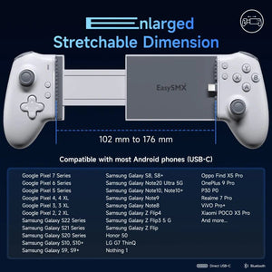 EasySMX - M15 Mobile Game Controller (White) - Gaming Controller - EasySMX - Zenox