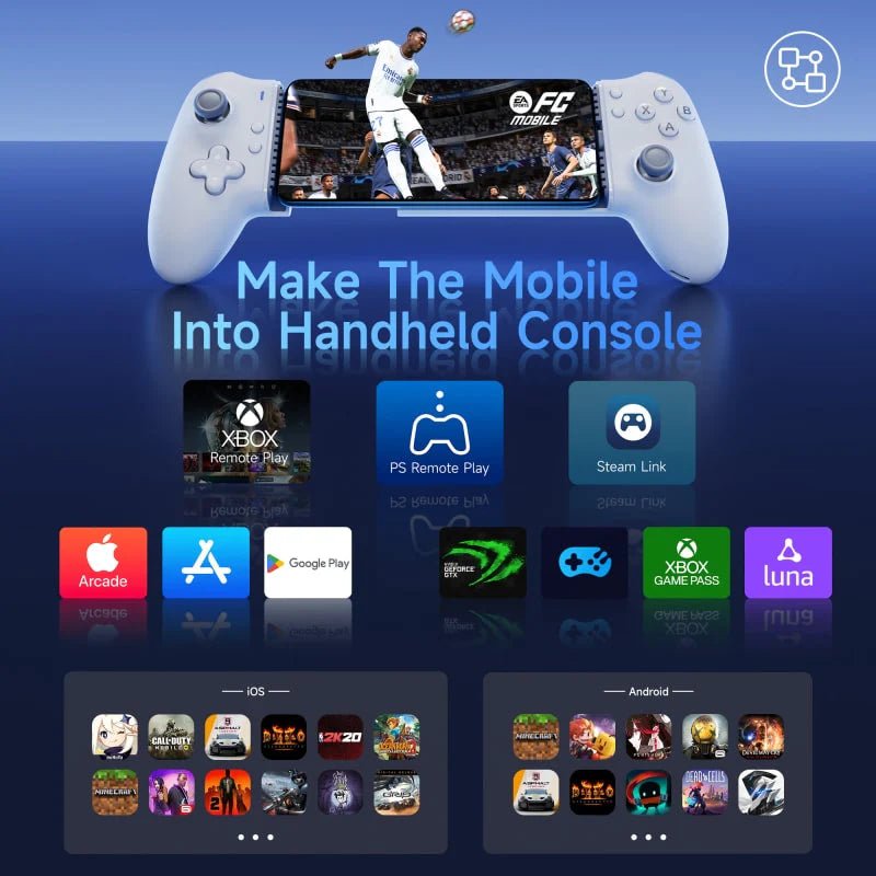 EasySMX - M15 Mobile Game Controller (White) - Gaming Controller - EasySMX - Zenox