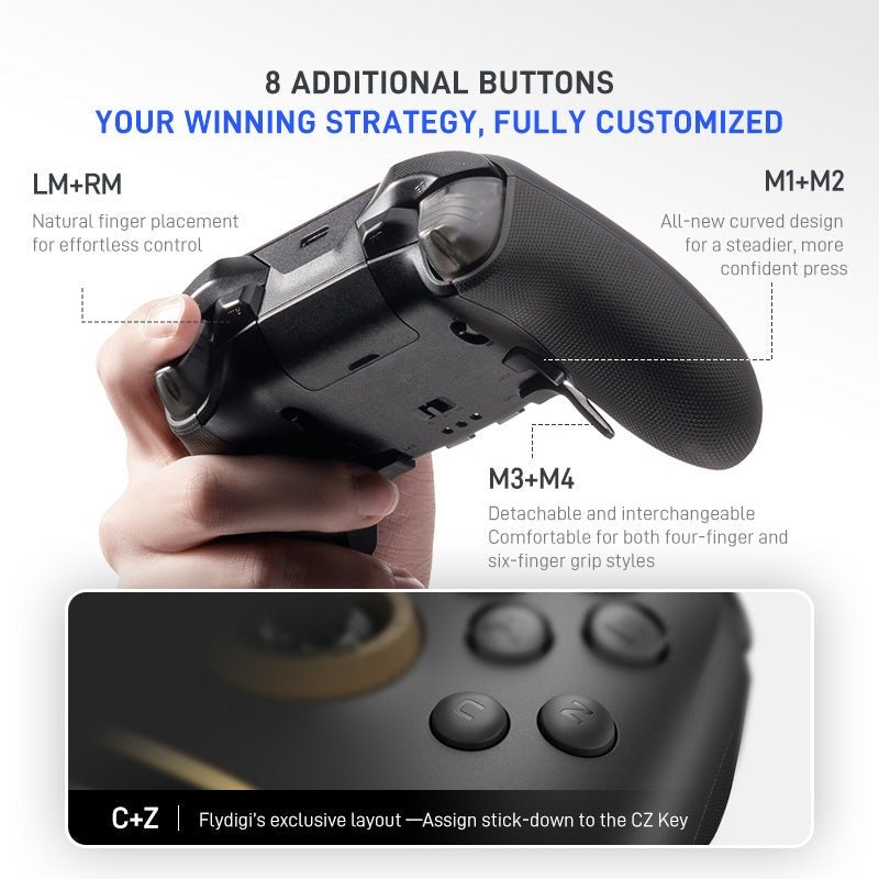 Flydigi - Vader 5 Pro - Wireless Gaming Controller - Gaming Controller - Flydigi - Zenox