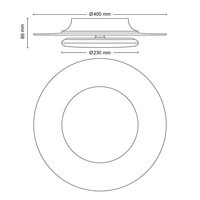 Garnet CL580 SS 30W 40K W HV IP20 06 - Ceiling Light - Philips - Zenox