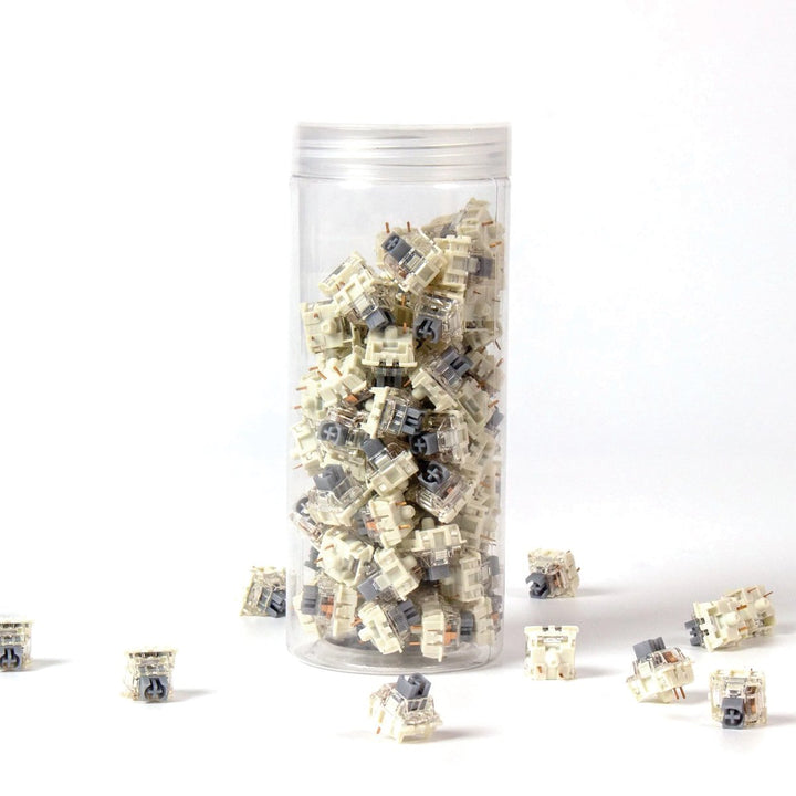 Gateron G Pro 2.0 Switch - Silver (Two - Stage Spring) (110 pcs) - Mechanical Switch - Gateron - Zenox