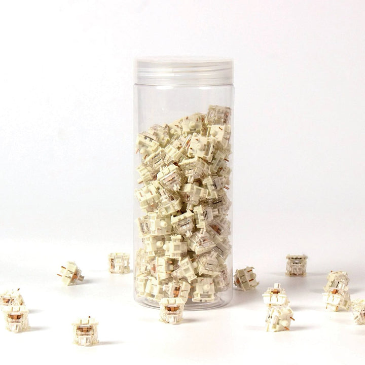 Gateron G Pro 2.0 Switch - White (Two - Stage Spring) (110 pcs) - Mechanical Switch - Gateron - Zenox