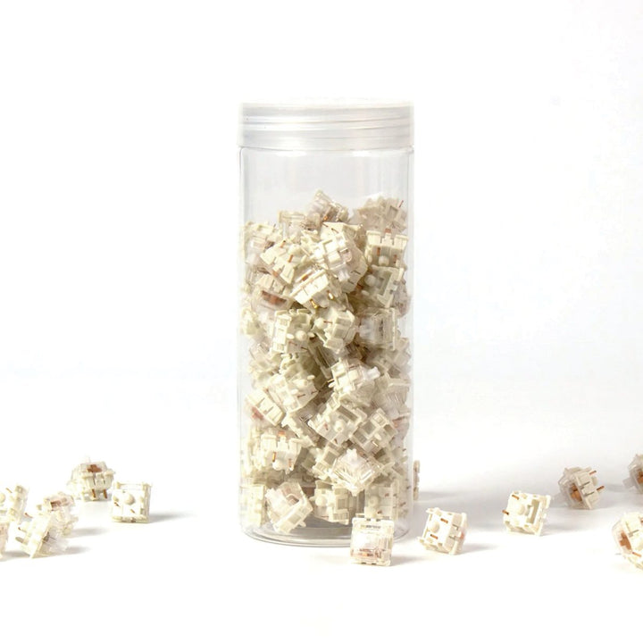 Gateron Silent Switch - White (110 pcs) - Mechanical Switch - Gateron - Zenox