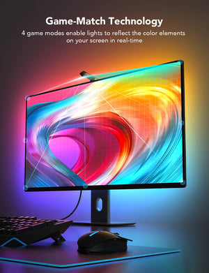 Govee DreamView G1 Gaming Light (For 24' - 29' PCs) - Smart TV & Monitor Light - Govee - Zenox