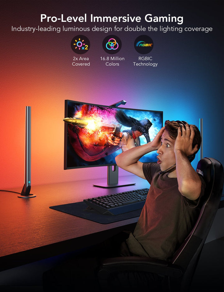 Govee DreamView G1 Pro Gaming Light (For PC 24 - 29") - Smart TV & Monitor Light - Govee - Zenox