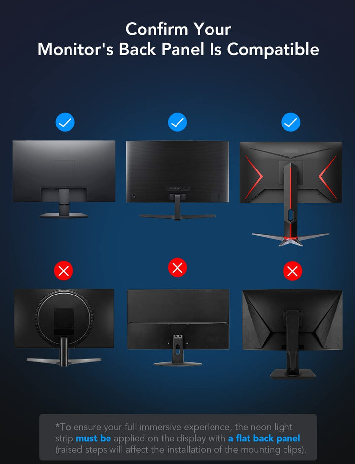Govee DreamView G1 Pro Gaming Light (For PC 24 - 29") - Smart TV & Monitor Light - Govee - Zenox