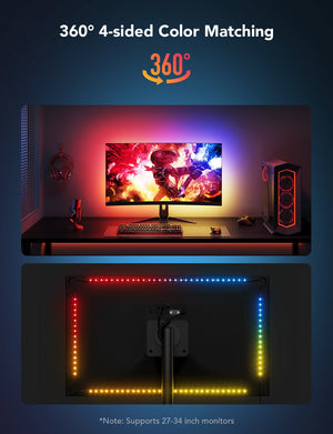 Govee Gaming Light Strip G1 (27 - 34 inch) - Smart TV & Monitor Light - Govee - Zenox