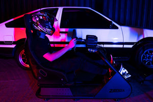 GT3 V2 Simulator Rig with Bucket Seat - Sim Racing Rig - Zenox - Zenox