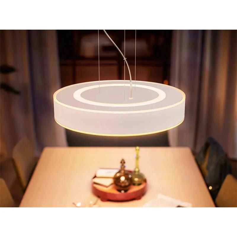 Hue Enrave 33.5W Pendant (White) - Ceiling Light -Philips Hue - Zenox