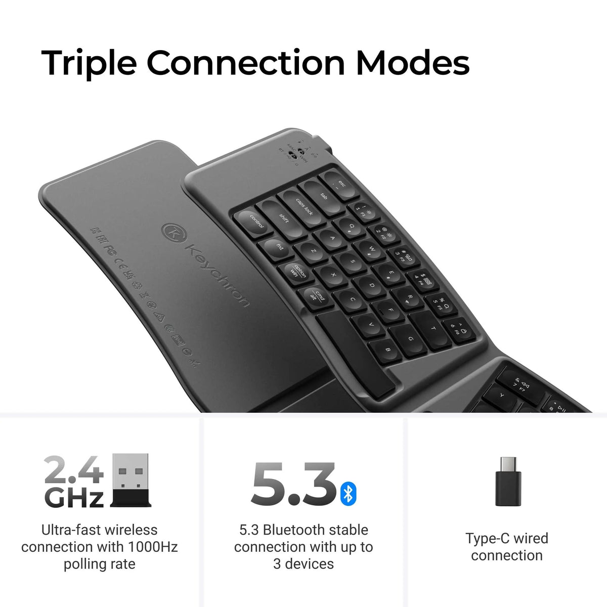 Keychron B11 Pro Ultra - Slim Wireless Foldable Keyboard - Keyboard - Keychron - Zenox