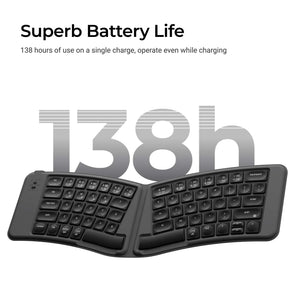 Keychron B11 Pro Ultra - Slim Wireless Foldable Keyboard - Keyboard - Keychron - Zenox