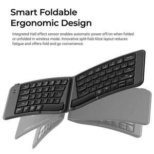 Keychron B11 Pro Ultra - Slim Wireless Foldable Keyboard - Keyboard - Keychron - Zenox
