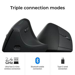Keychron BM27 Ergonomic Wireless Mouse - Mouse -Keychron - Zenox