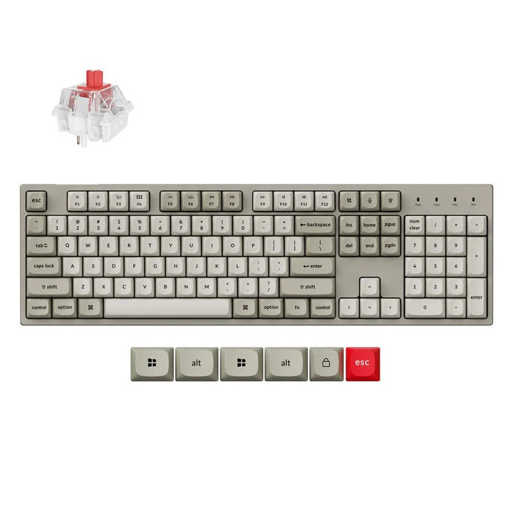 Keychron C2 Pro 8K RGB Backlight Wired Mechanical Keyboard - Keyboard - Keychron - Zenox
