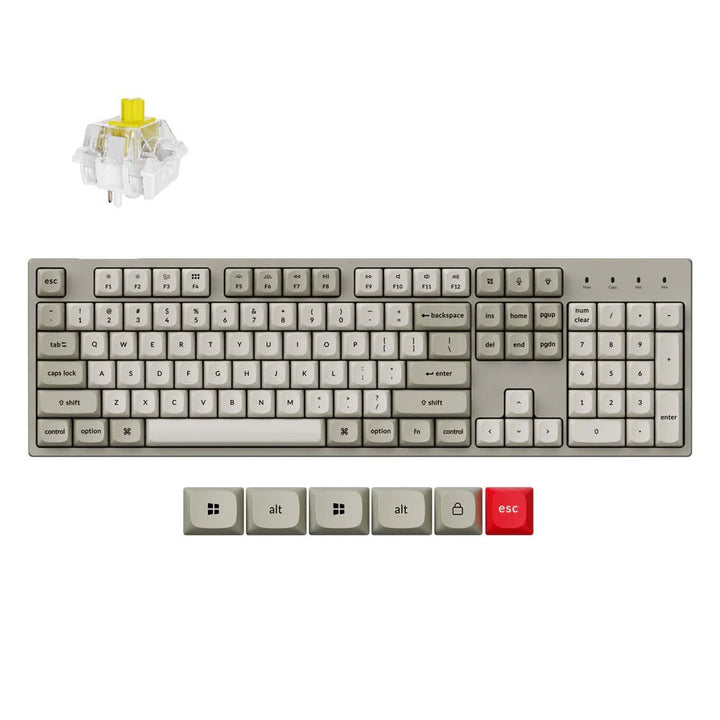 Keychron C2 Pro 8K RGB Backlight Wired Mechanical Keyboard - Keyboard - Keychron - Zenox