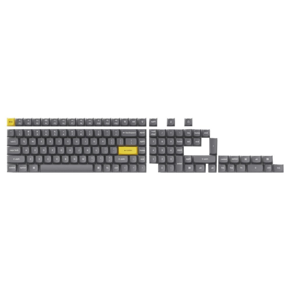 Keychron Double Shot OSA PBT Keycap Full Keycap Set - Dark Grey - Keycap Set - Keychron - Zenox