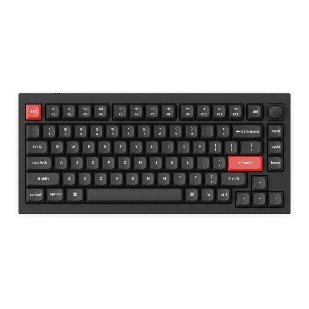 Keychron Double Shot PBT OSA Full Set Keycap Set - White On Black - Keycap Set - Keychron - Zenox