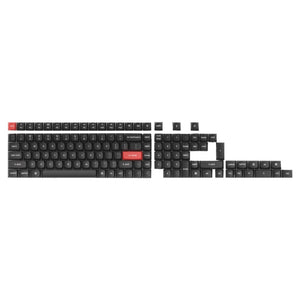 Keychron Double Shot PBT OSA Full Set Keycap Set - White On Black - Keycap Set - Keychron - Zenox