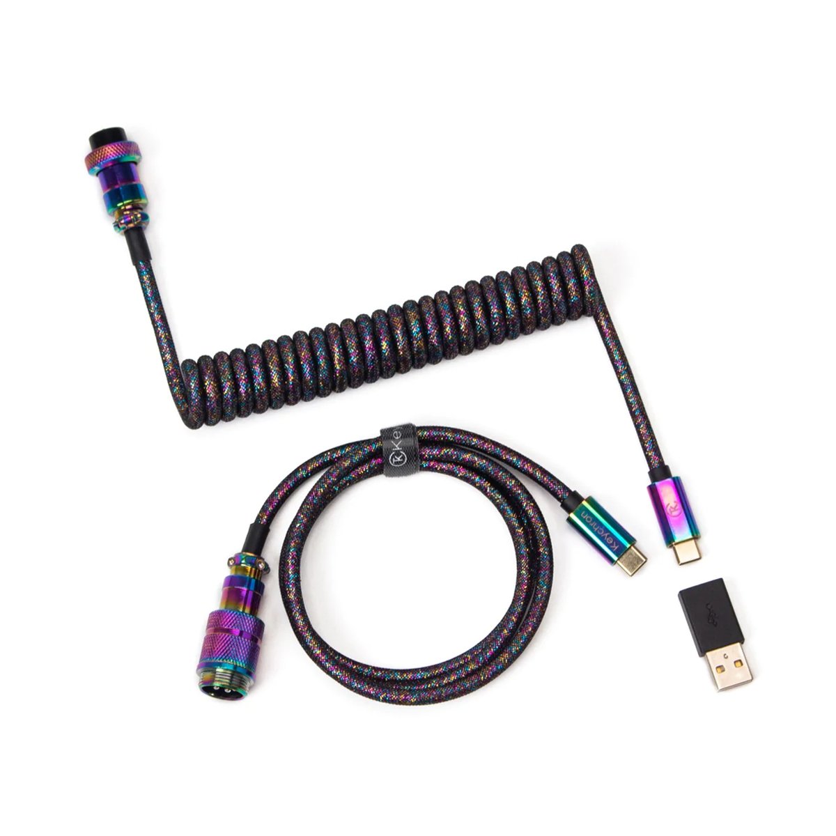 Keychron Premium Coiled Aviator Cable - Coiled Cable - Keychron - Zenox