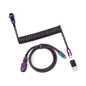 Keychron Premium Coiled Aviator Cable - Coiled Cable - Keychron - Zenox