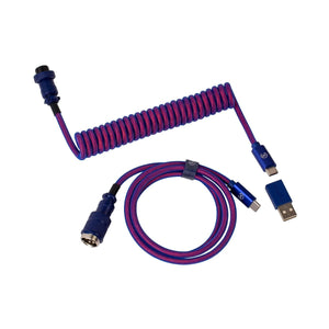 Keychron Premium Coiled Aviator Cable - Coiled Cable - Keychron - Zenox