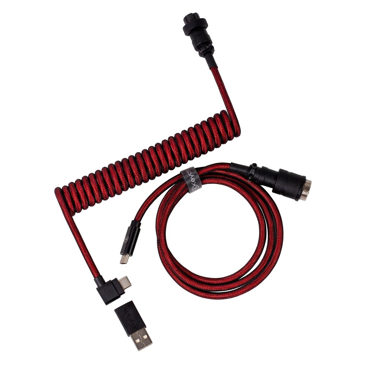 Keychron Premium Coiled Aviator Cable - Coiled Cable - Keychron - Zenox