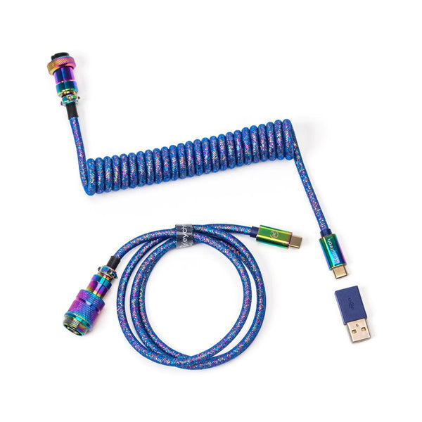 Keychron Premium Coiled Aviator Cable - Coiled Cable - Keychron - Zenox