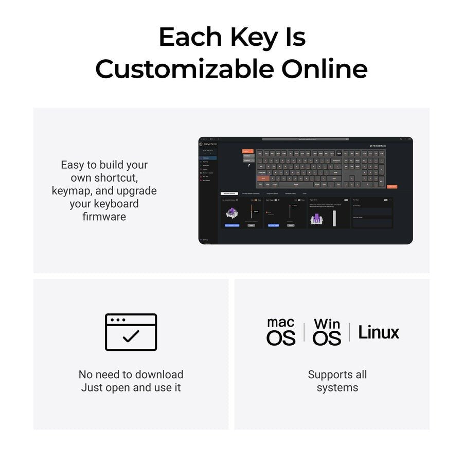 Keychron Q6 HE QMK Wireless Custom Keyboard - Keyboard - Keychron - Zenox