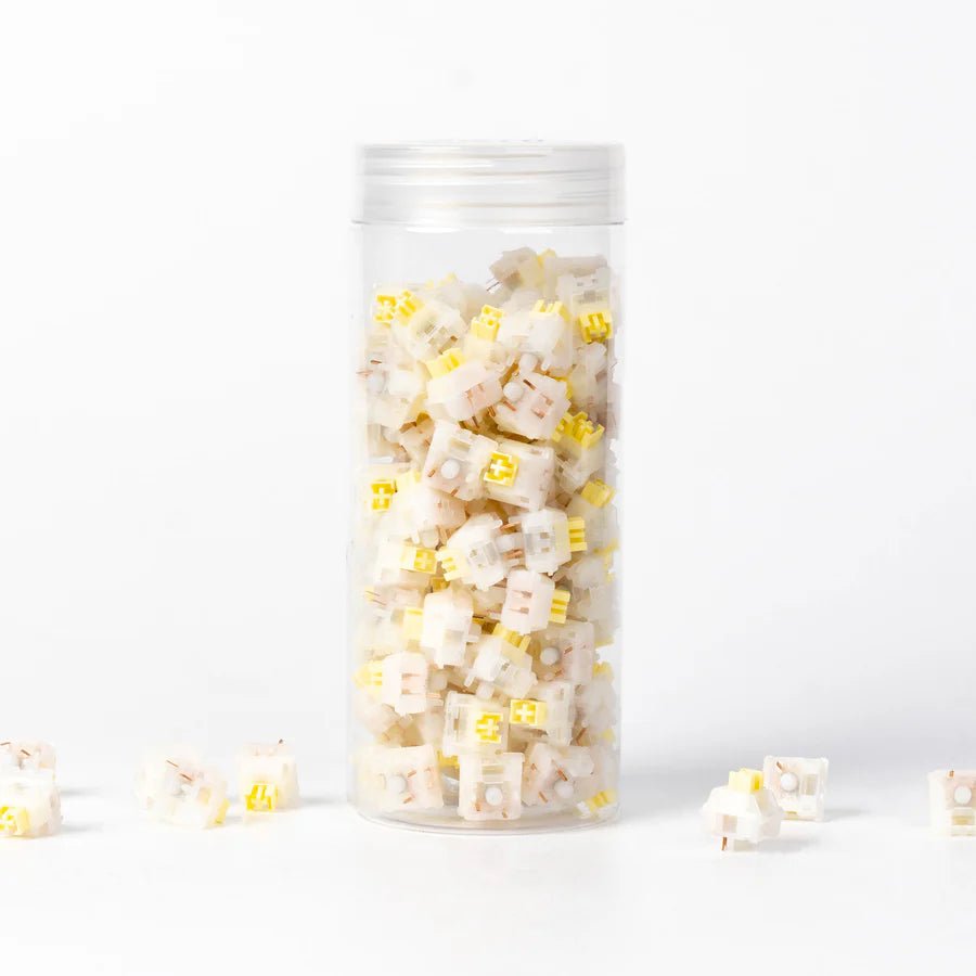 Keychron - Silent Banana Switch - 110 pcs - Mechanical Switch -Gateron - Zenox