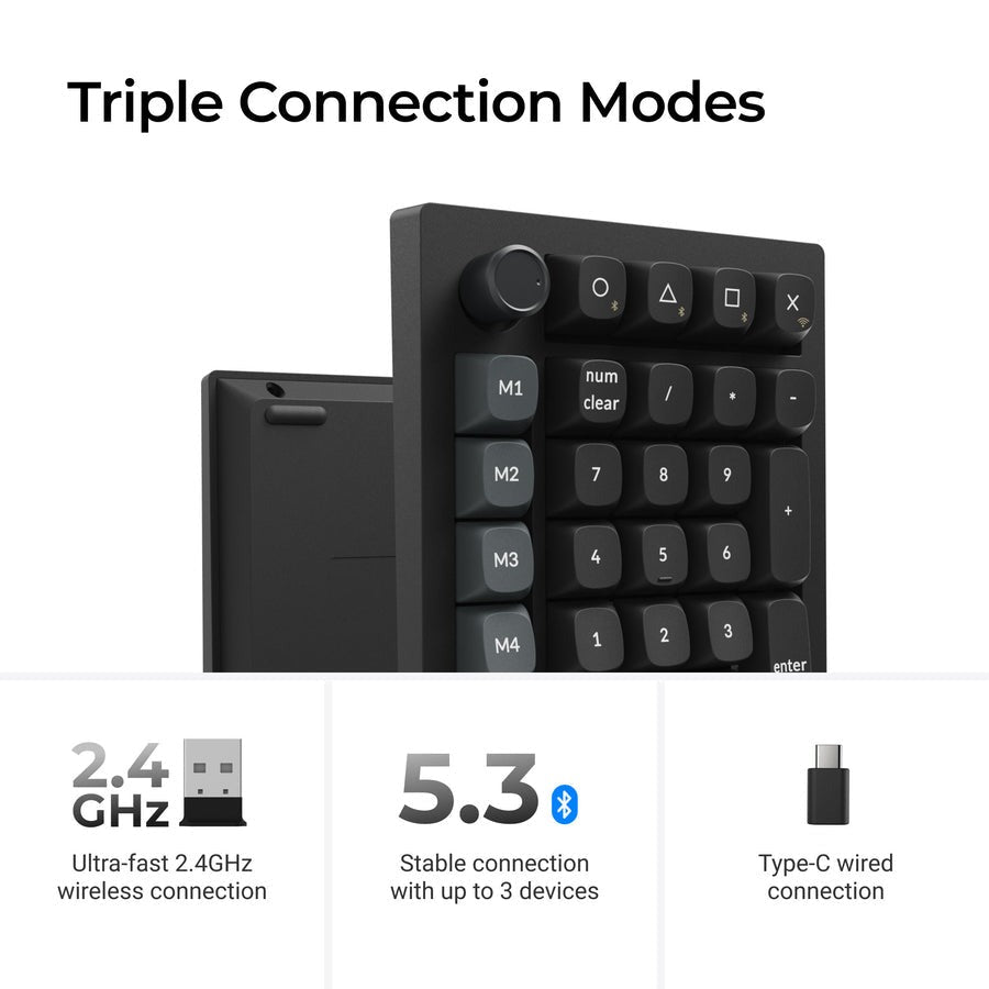 Keychron V0 Ultra 8K Wireless Custom Number Pad - Keyboard - Keychron - Zenox
