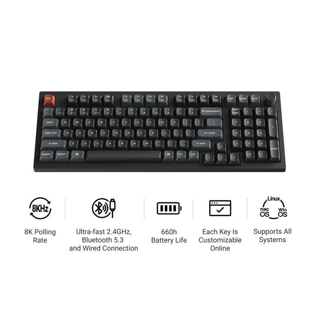 Keychron V5 Ultra 8K Wireless Custom Mechanical Keychron - Zenox