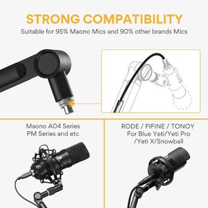 Maono BA91 Microphone Suspension Boom Arm Stand - Microphone - Maono - Zenox
