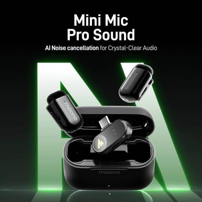 Maono T1 Mini Lavalier Wireless Microphone (Type - C Receiver) - Microphone - Maono - Zenox