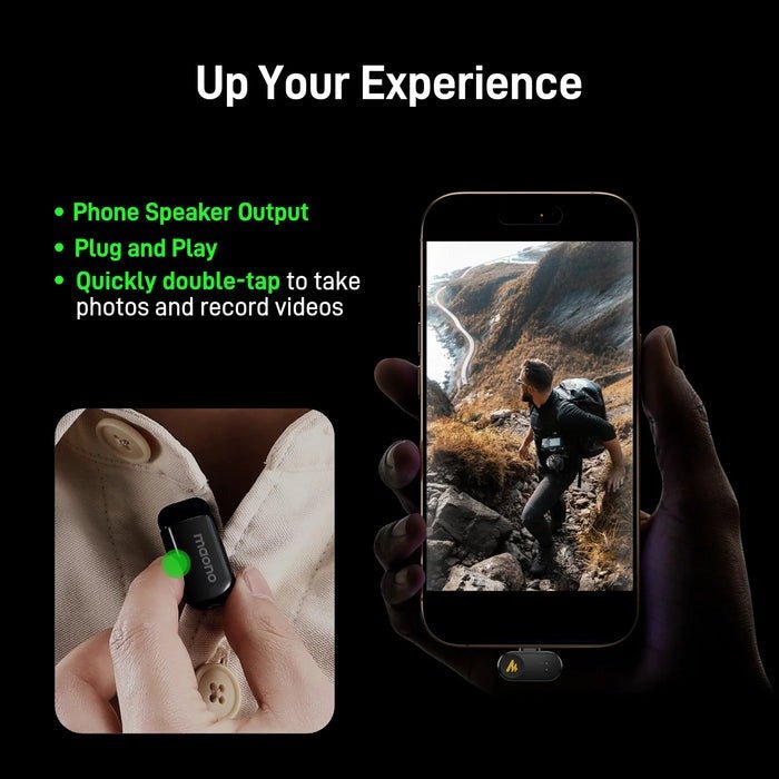 Maono T1 Mini Lavalier Wireless Microphone (Type - C Receiver) - Microphone - Maono - Zenox