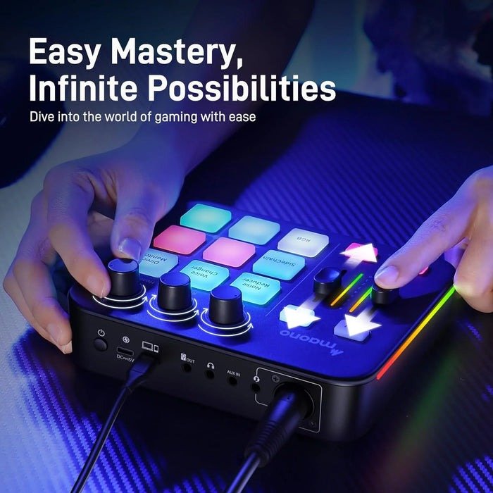 Maonocaster G1 NEO Audio Mixer For Game Streamer - Streaming Gear - Maono - Zenox